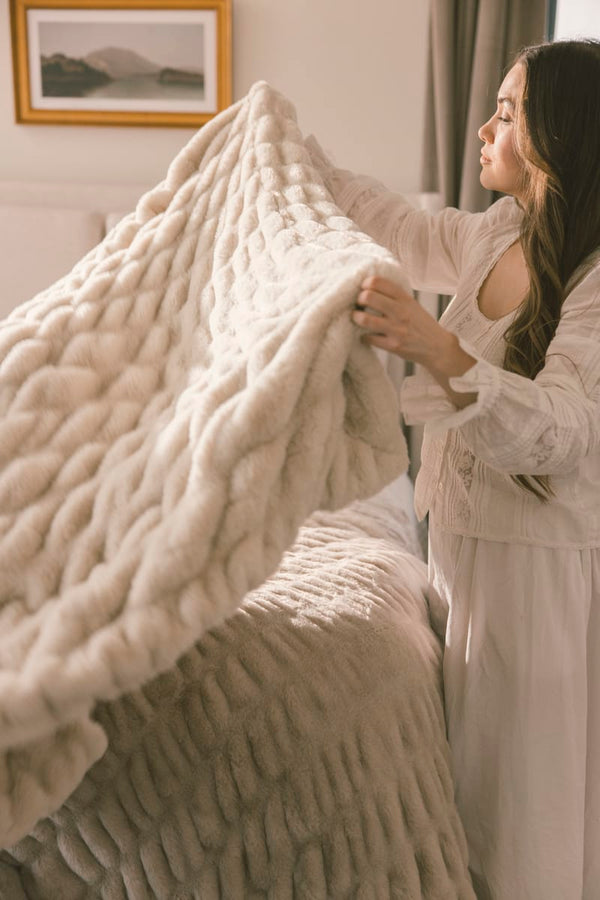 Hugs Creme Brulee Blanket