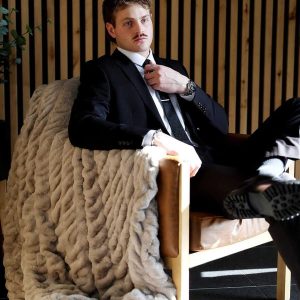 Biggest Hugs Tranquil Dove Blanket