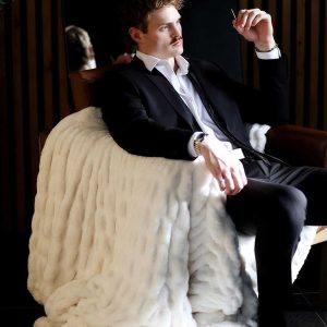 Biggest Hugs Cream Blanket