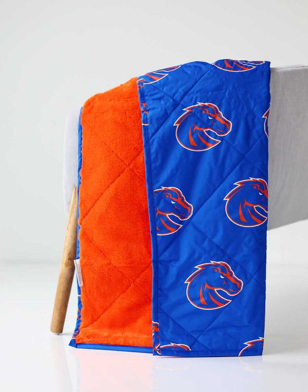 Boise State Broncos Hooded Stadium Everywhere Blanket