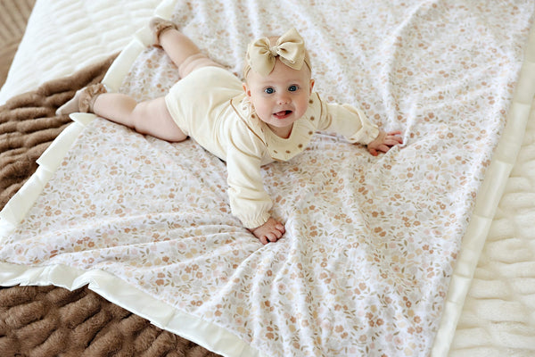 Dainty Floral Blanket