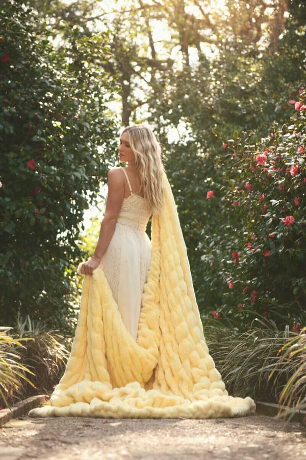 Hugs Butter Yellow Blanket