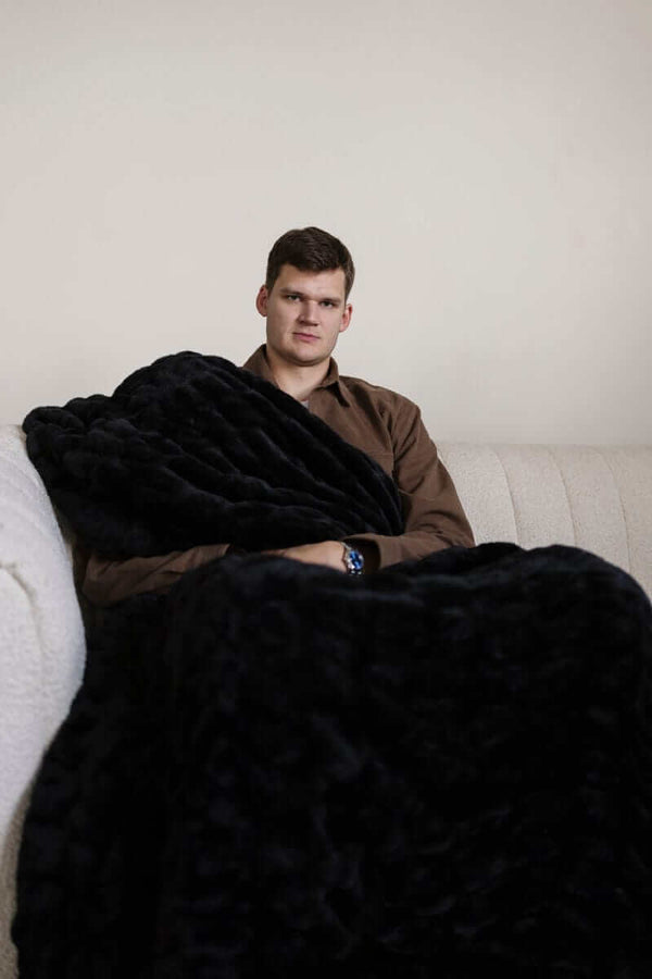 Walker Kessler Biggest Hugs Black Blanket